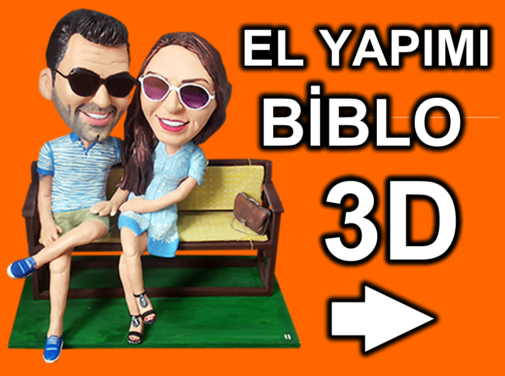 kongre turizmi 3d biblo heykel promosyon kisiye zel biblo yaptr
